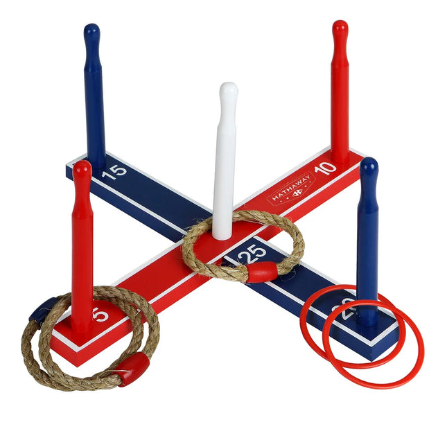 Ring Toss Game Set – 16.5"L x 16.5"W x 7.5"H Fun for All Ages