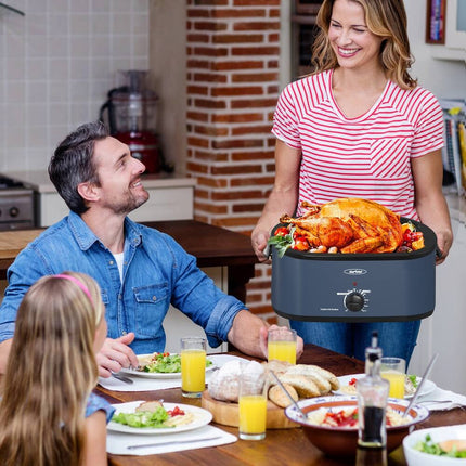 Royalcraft Roaster Oven with Removable Pan – Perfect for Easy Cooking