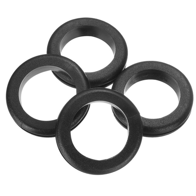 Black Rubber Grommets – Firewall Drill Hole Eyelet for Wires & Hoses