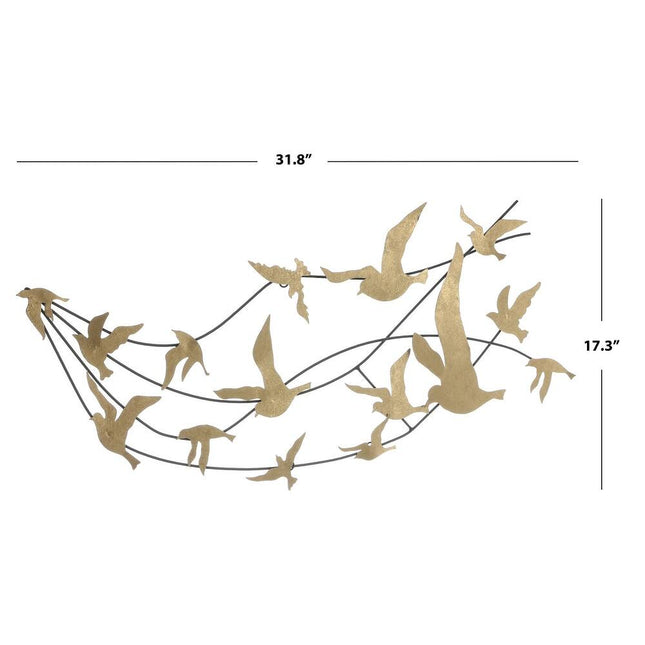Amarali Wall Decor 31.8" W x 17.3" H Modern Decorative Wall Art Piece