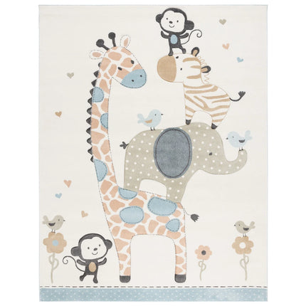 Carousel Kids Brandusa Animal Rug Cute Kids Room Play Area Rug Decor