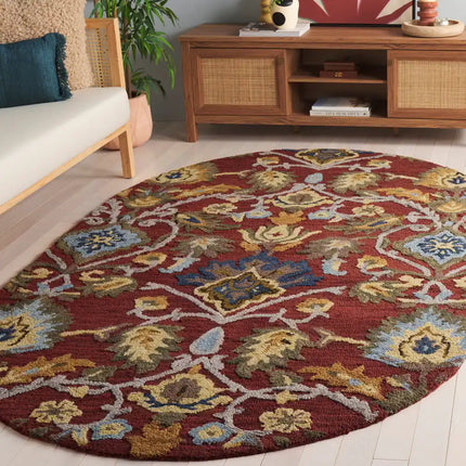 Fiorello Handmade Blossom Wool Rug – French Country Floral Design