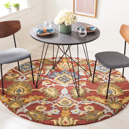 Fiorello Handmade Blossom Wool Rug – French Country Floral Design