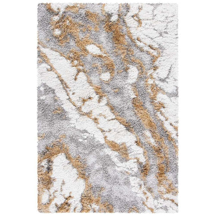 Horizon Shag Mukades Abstract Rug 2.5-Inch Thick Plush Soft Area Carpet