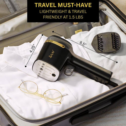 Compact HS-15 Quicksteam Garment Steamer for Travel and Home Use