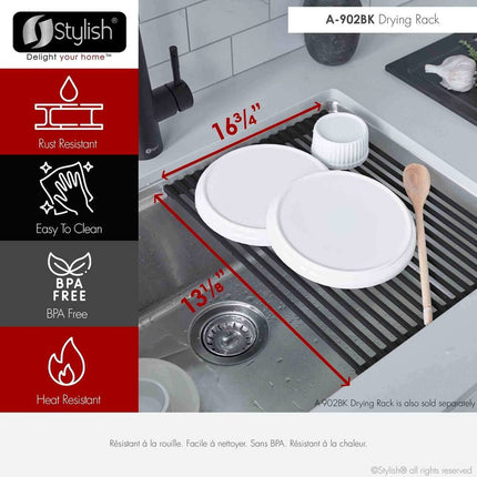 A-918KIT Workstation Kitchen Accessories Set with Cutting Board and Rack
