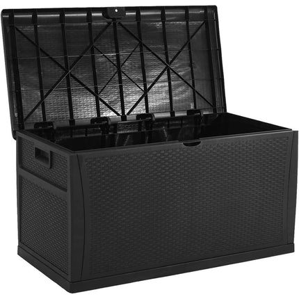 35/75 Gallon Outdoor Resin Deck Box – Lockable, Weatherproof Patio Storage