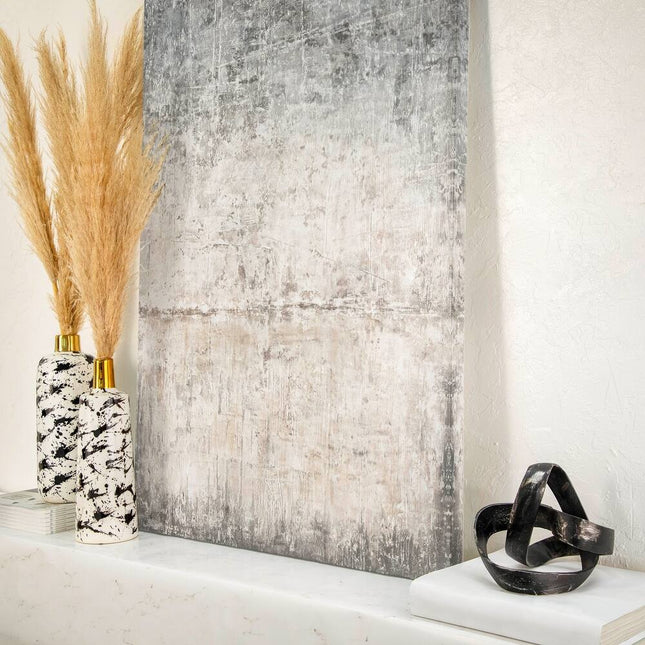 11" Aluminum Knot Sculptural Decor – Contemporary Metal Accent