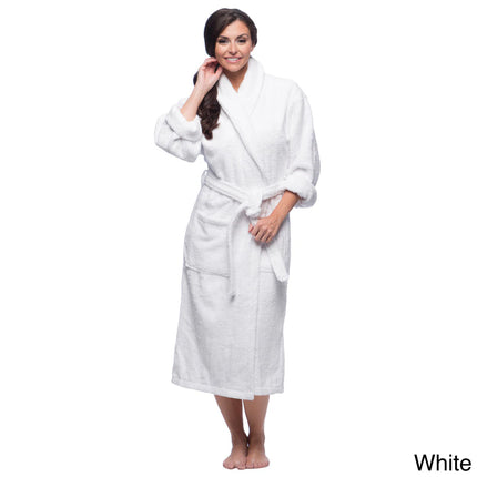 Premium Cotton Bathrobe with Shawl Collar – Thick and Comfortable Spa Robe