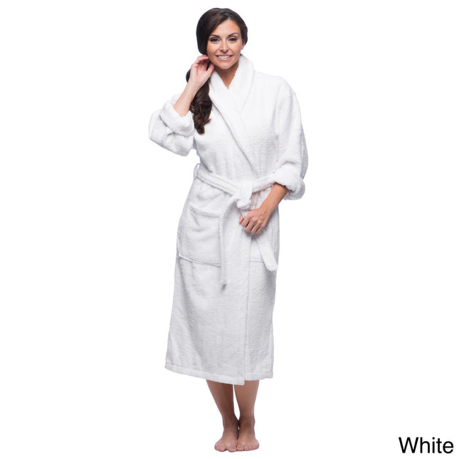 Premium Cotton Bathrobe with Shawl Collar – Thick and Comfortable Spa Robe
