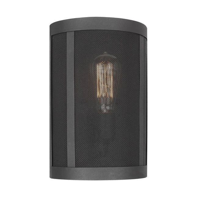 Gereon 1-Light Black Bath Vanity Wall Sconce – Dimmable Indoor Light