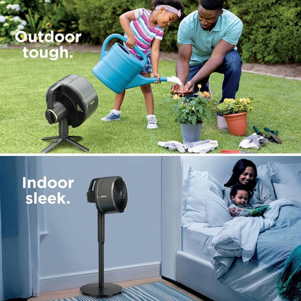 Breeze Boost 37" Oscillating Pedestal Fan 5 Speed Remote Control Fan