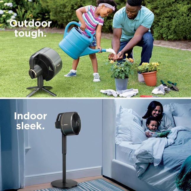 Breeze Boost 37" Oscillating Pedestal Fan 5 Speed Remote Control Fan