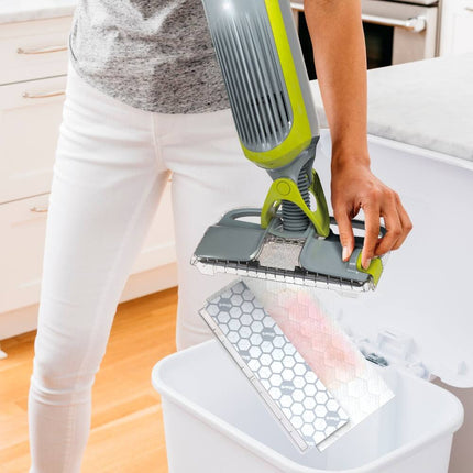 VACMOP Disposable Hard Floor Vacuum & Mop Pad Refills – 16 Count Pack