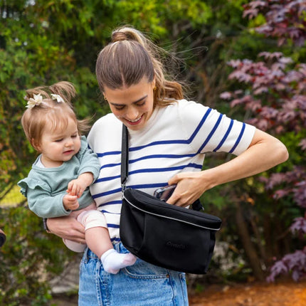Shyft DualRide Stroller Organizer Crossbody Bag Baby Pram Storage Black