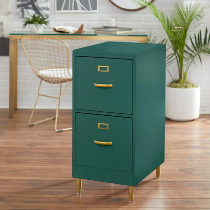Erfjord 2-Drawer File Cabinet for Home and Office Document Storage