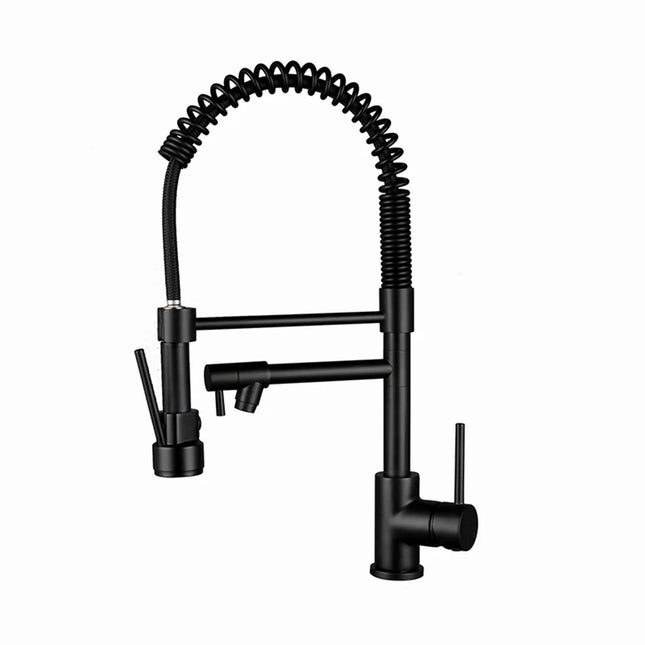 Single Handle Pull-Down Kitchen Faucet – Modern Sink Mixer