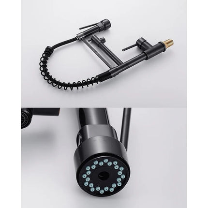 Single Handle Pull-Down Kitchen Faucet – Modern Sink Mixer