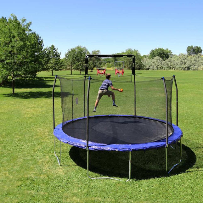 Skywalker 15' Double Hoop Basketball Game – Outdoor Fun for Kids & Teens