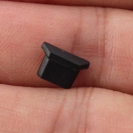 20 PCS Micro USB Port Dust Plug Caps, Rubber Protective Cover, Black