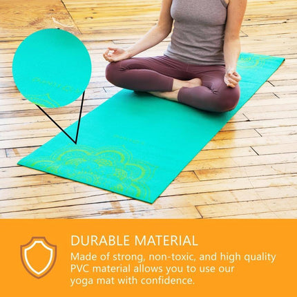 Sol Living Exercise Mat – Premium Non-Slip, 24"x72" for Yoga & Meditation