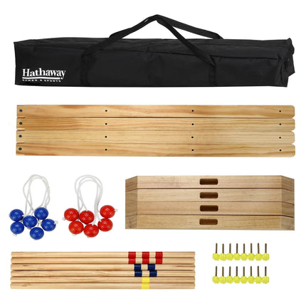 Solid Wood Ladder Toss Game Set Outdoor Family Lawn Party Game