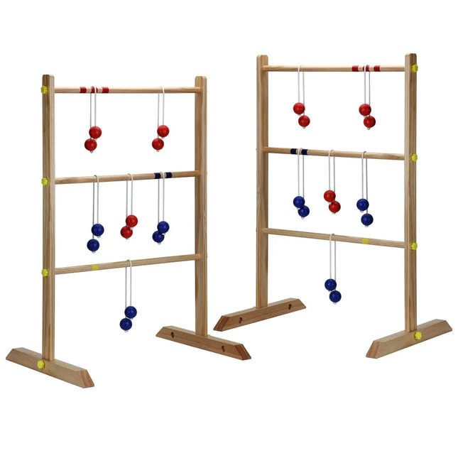 Solid Wood Ladder Toss Game Set Outdoor Family Lawn Party Game