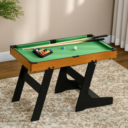 38" Foldable Mini Billiards Tabletop Pool Game Set for Family Game Room Fun
