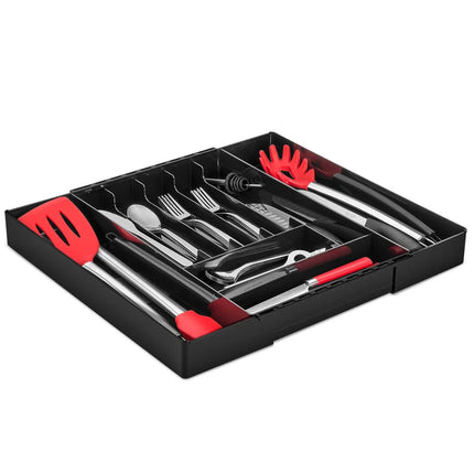 Expandable Silverware Organizer – Large & Medium Kitchen Drawer Tray