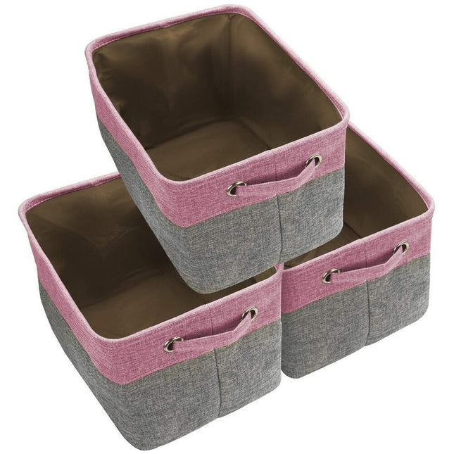 3 Pack Large Storage Baskets Durable Organizer Bins for Home and Closet