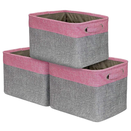 3 Pack Large Storage Baskets Durable Organizer Bins for Home and Closet