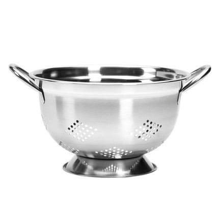 2-Piece Footed Colander Set – Durable Stainless Steel Kitchen Strainers