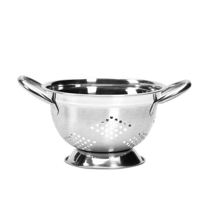 2-Piece Footed Colander Set – Durable Stainless Steel Kitchen Strainers