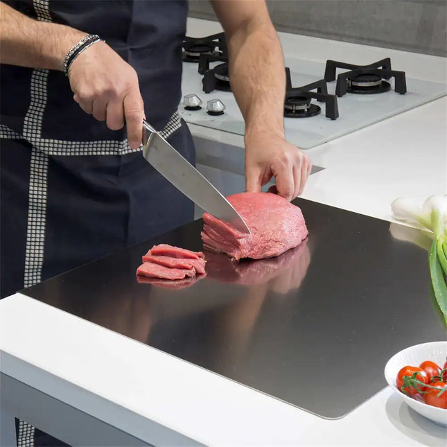 Durable Stainless Steel Kitchen Cutting Board – Prep & Serve
