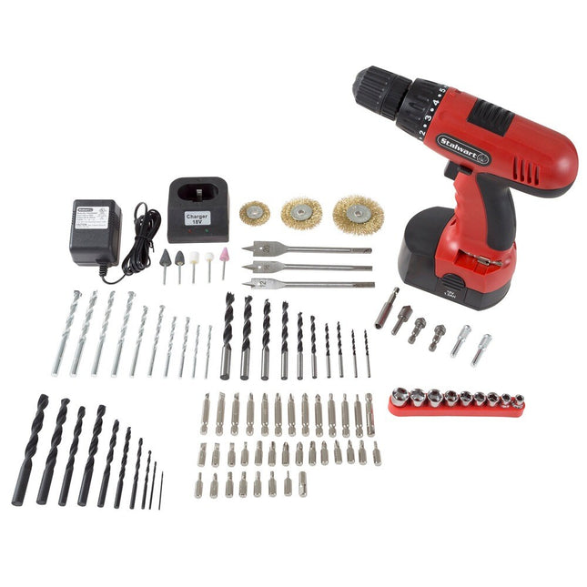 18V Cordless Power Drill Set – 89 Piece Tool Kit with Battery & Charger