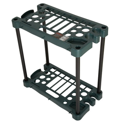 Stalwart 23" Garden Tool Organizer – Holds Up to 30 Tools, Green