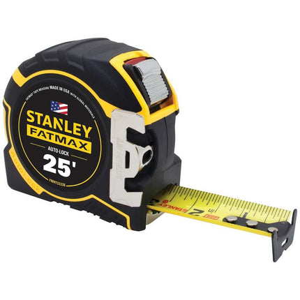 Fatmax 25 ft Auto Lock Tape Measure – 1.25" Wide, 1-Pack