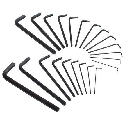 22 Piece Long Arm Hex Key Set Hand Tools 85-753 Allen Wrench Kit
