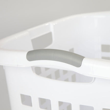 Ultra Easy Carry Plastic Laundry Basket Hamper 4 Pack for Dirty Clothes