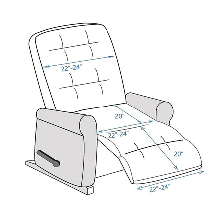 Cooling Recliner Slipcover – 23" Regular Size Chair Protector