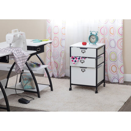 Sew Ready 3-Drawer Mobile Organizer for Craft, Sewing & Office Storage