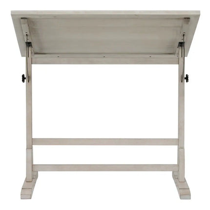 Wood Drawing Drafting Table 42-inch with Adjustable Angle Top