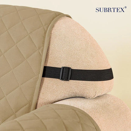 Reversible Sofa Slipcover with Elastic Straps – Pet Furniture Protector