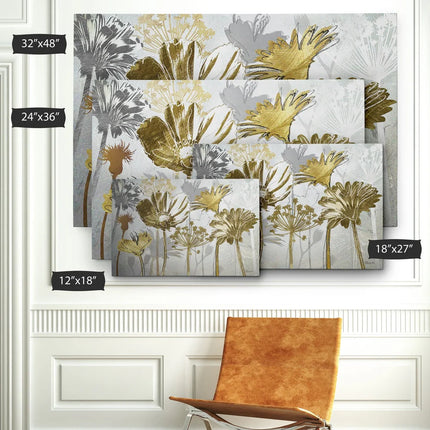 Summer’s Field Gallery Wrapped Canvas Wall Art Farmhouse Home Decor