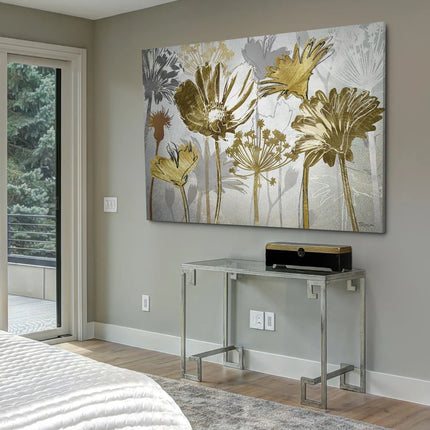 Summer’s Field Gallery Wrapped Canvas Wall Art Farmhouse Home Decor
