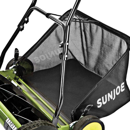Manual Reel Mower 20-Inch with Grass Catcher and Adjustable Cutting Height