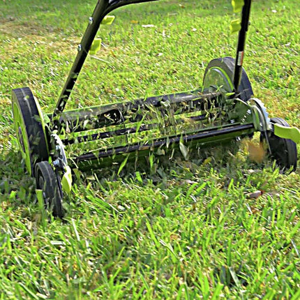 16" Classic Quad Wheel Reel Mower with 6-Position Height Adjustment