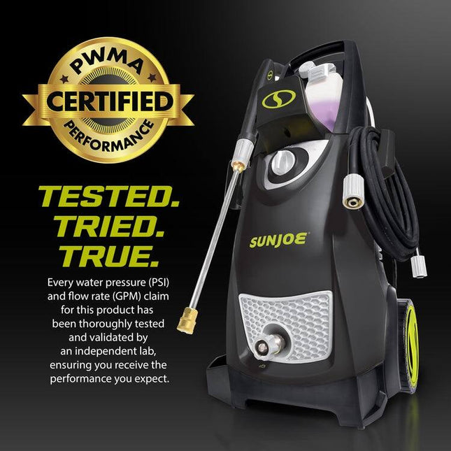 14.5 AMP 2030 PSI Electric Pressure Washer for Home Cleaning and Outdoor Use