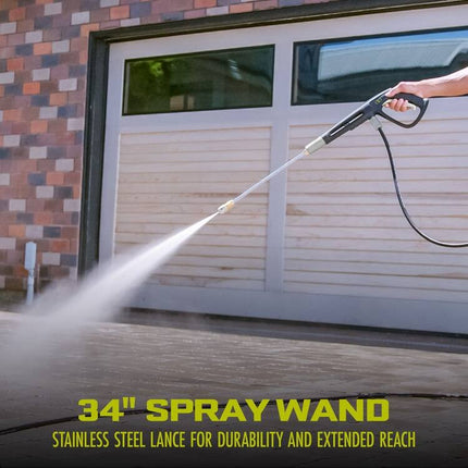 14.5 AMP 2030 PSI Electric Pressure Washer for Home Cleaning and Outdoor Use