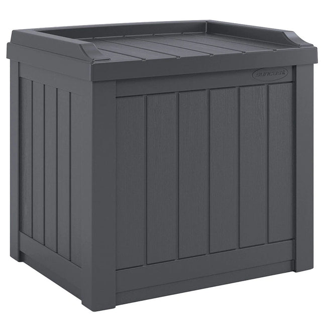 22 Gallon Outdoor Patio Deck Box Storage Seat Cyberspace 1 Pack